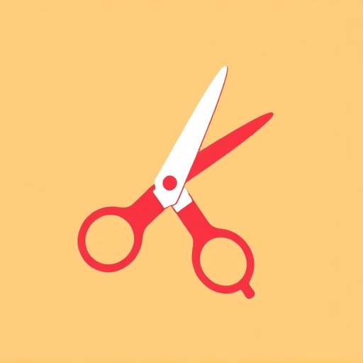 A visual representation of cutting expenses with scissors, symbolizing cost reduction.